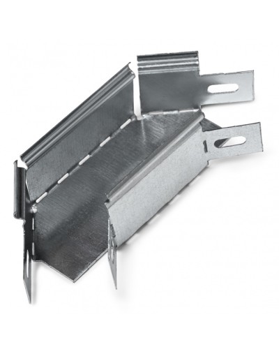 Угол плоский 45° 600x80 (0,7) ПожТехКабель (548-106) в Хасавюрте Аксессуары для лотков Pintop.ru