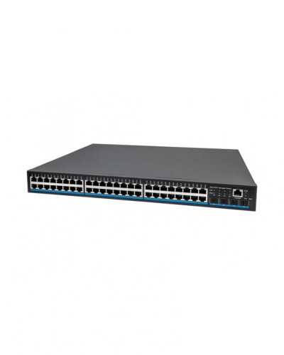 Управляемый L2 PoE коммутатор Gigabit Ethernet на 48 RJ45 PoE + 4 x GE SFP порта NST NS-SW-48G4G-PL в Хасавюрте Коммутаторы Pintop.ru