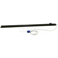 Блок розеток, вертикальный черн Hyperline (SHE-20IEC-4BIEC-B-3PVB)