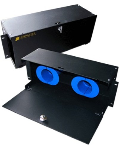 Органайзер для оптического кабеля 19, 4U LANMASTER LAN-ORG/FO-4U в Хасавюрте Кабельные органайзеры Pintop.ru