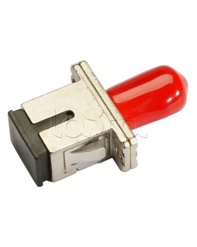 Соединитель проходной ST-SC, MM(для многомодового кабеля), simplex Cabeus ST-SC-MM в Хасавюрте Проходные адаптеры и розетки оптические Pintop.ru