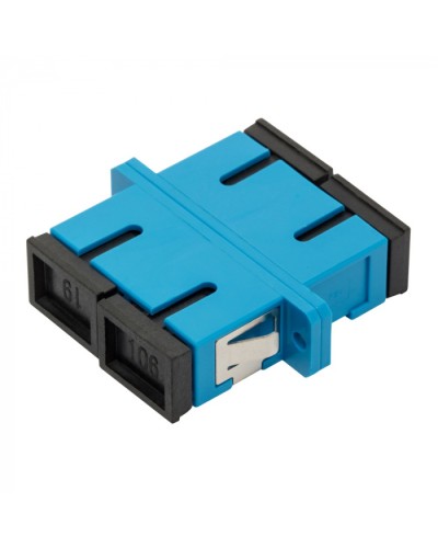 Адаптер оптический SC, SM, дуплексный LANMASTER (LAN-2SC-AM-SM) в Хасавюрте Проходные адаптеры и розетки оптические Pintop.ru