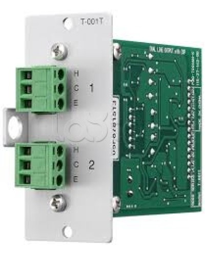 Модуль выходной 2-mic/line с DSP-процессором TOA T-001T в Хасавюрте Системы оповещения и трансляции TOA Pintop.ru