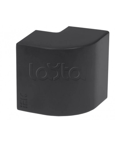 ELECOR Угол внешний КМН 60х40 черный (4шт/компл) IEK (EL-KK10D-N-060-040-K02) в Хасавюрте Аксессуары для кабель-канала Pintop.ru
