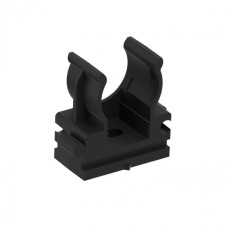 CFQ16 Держатель (клипса) для труб, для монтажного пистолета D16мм, цвет чёрный (50шт) Экопласт (41516BL)