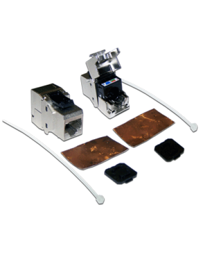 Модуль Keystone, RJ45, кат.6A, STP, 180 градусов LANMASTER LAN-OK45S6A/180 в Хасавюрте Коннекторы Pintop.ru