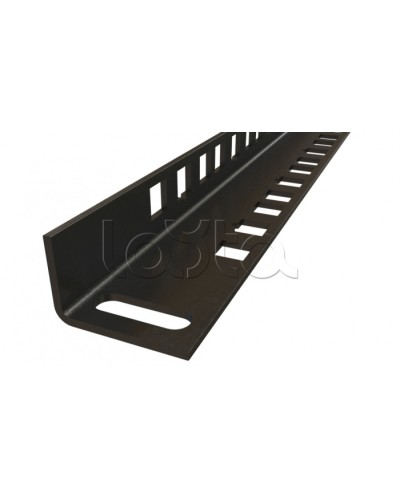 Кронштейн для крепления 19 дюймового оборудования черный RAL9005 Hyperline CTRP-19-4U-RAL9005 в Хасавюрте Аксессуары для стоек и шкафов Pintop.ru