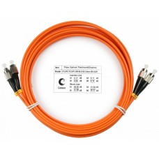 Шнур оптический duplex FC-FC 62,5/125 mm 10м LSZH Cabeus FOP-62-FC-FC-10m