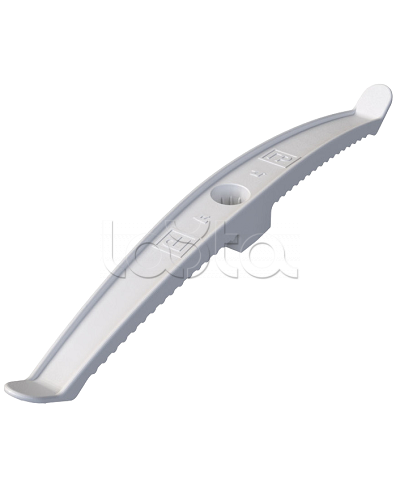 Держатель кабеля двусторонний для прямого монтажа белый (20шт/120шт уп/кор) Промрукав (PR13.0384) в Хасавюрте Монтажные материалы Pintop.ru