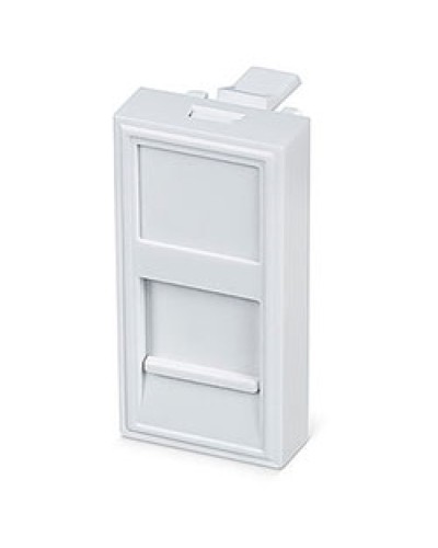 Вставка 45x22,5 (Mosaic) для 1 модуля формата Keystone Jack (FP-22,5-1M) Пожтехкабель СКС (202-030) в Хасавюрте Модули Keystone Pintop.ru