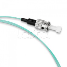 Пигтейл MM 50/125 (OM3), ST (1м) LSZH Hyperline FPT-B9-503-ST/PR-1M-LSZH-AQ