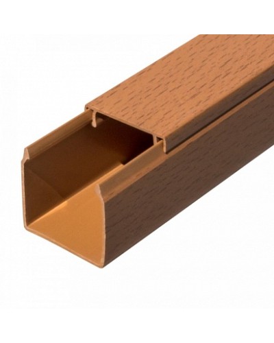 Кабель-канал бук 2-й замок 40х40 (60м/уп) Промрукав в Хасавюрте Огнестойкие кабельные линии Pintop.ru