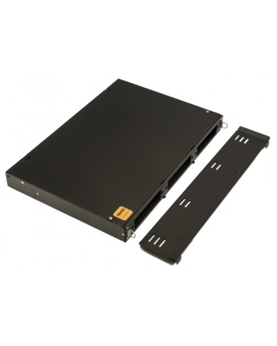 Бокс оптический 19 Hyperline FO-19V-1U-3xSLT-W130H30-24UN-BK в Хасавюрте Кросс оптический Pintop.ru