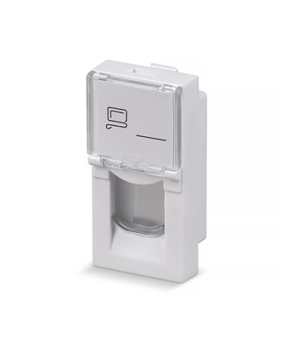 Вставка 45x22,5 (Mosaic) для 1 модуля формата Keystone Jack Cabeus (FP-L-22,5-1M) в Хасавюрте Модули Keystone Pintop.ru