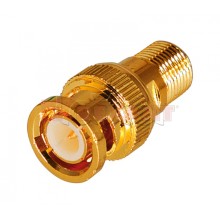 Переход гнездо F - штекер BNC GOLD (50шт/уп) PROCONNECT 05-3201-1