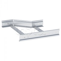 Переходник по ширине левосторонний лестничный усиленный 100х600х400 мм (2 мм) HDZ EKF (wlltp100x600x400-2-HDZ)