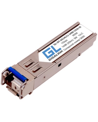 Модуль SFP Gigalink GL-OT-SG14LC2-1310-1310-I в Хасавюрте Модули SFP/XFP/GBIC Pintop.ru