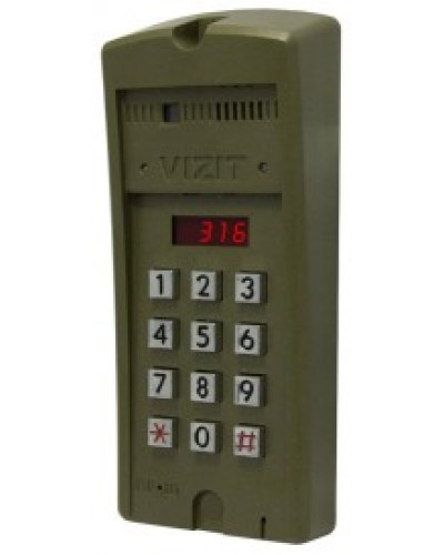 Блок вызова для совместной работы с БУД-302 Vizit БВД-316R в Хасавюрте Блоки вызова многоабонентные Pintop.ru