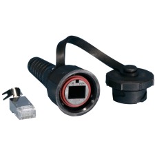 Разъем промышленный RJ-45 Hyperline (PLUG-IE-8P8C-PV-C6-SH)