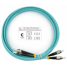 Шнур оптический duplex FC-ST 50/125 mm OM3 3м LSZH Cabeus FOP-50-FC-ST-3m