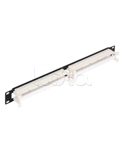 Патч-панель 1U 100 пар NIKOMAX (NMC-RB110-100) в Хасавюрте Кроссовое оборудование тип 110 Pintop.ru