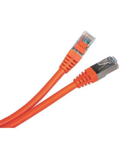 Патч-корд экранированный Hyperline PC-LPM-STP-RJ45-RJ45-C5e-1M-LSZH-OR в Хасавюрте Патчкорды (медные) Pintop.ru