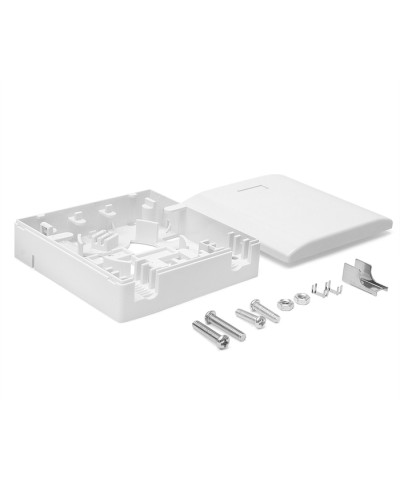 Коробка настенная на 1 адаптер SC LANMASTER LAN-SBF1-WH в Хасавюрте Патч-панели Pintop.ru