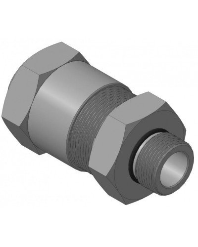 Кабельный ввод с резьбой G3/4 для прокладки кабеля в металлорукаве РЗ-ЦП-25, с уплотнением кабеля и проходным диаметром кабеля d=8-12 мм Спектрон КВМ-25/12-М-G3/4 в Хасавюрте Аксессуары для кабель-канала Pintop.ru