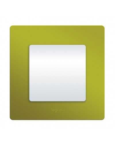 Рамка 1 пост Etika зеленый папоротник Legrand 672541 в Хасавюрте Аксессуары для кабель-канала Pintop.ru