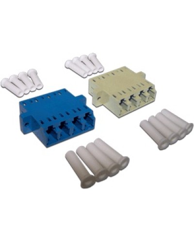 Адаптер оптический LC, SM/APC, корпус SC дуплекс, квадро LANMASTER LAN-4LCS-AM-APC в Хасавюрте Коннекторы Pintop.ru