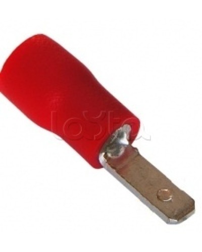 Клемма плоская изолированная 0.5-1.5 мм² (КПИ штекер - 2.8мм) (100шт/уп) REXANT 08-0311 в Хасавюрте Клеммные колодки Pintop.ru