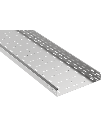 ESCA 3 Лоток перф. без боковой перф. 35х100х3000-0,45 IEK (ES3-15-035-100-3-045) в Хасавюрте Кабельные лотки Pintop.ru
