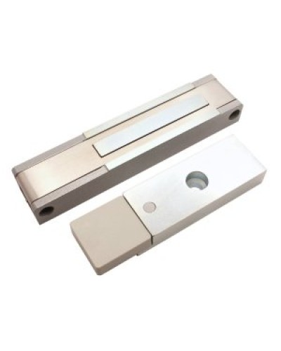 Электромагнитный замок с датчиком состояния двери ALeko ALM-150P (24В серый) в Хасавюрте Электромагнитные замки Pintop.ru