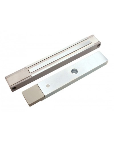 Электромагнитный замок с датчиком состояния двери ALeko ALM-200P (24В серый) в Хасавюрте Электромагнитные замки Pintop.ru