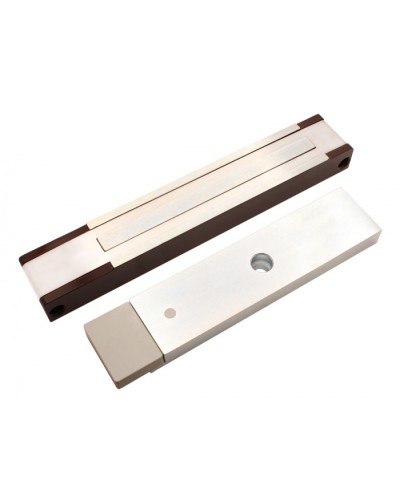 Электромагнитный замок с датчиком состояния двери ALeko ALM-300P (24В коричневый) в Хасавюрте Электромагнитные замки Pintop.ru