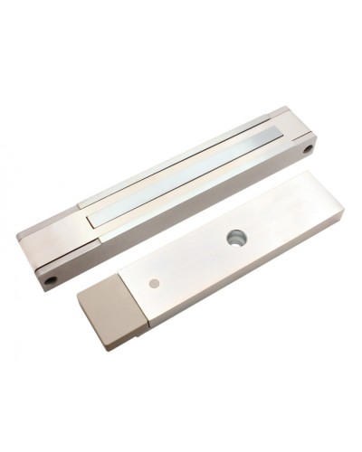 Электромагнитный замок с датчиком состояния двери ALeko ALM-300P (24В серый) в Хасавюрте Электромагнитные замки Pintop.ru