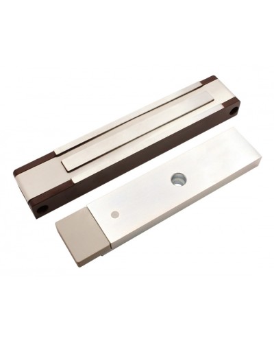 Электромагнитный замок с датчиком состояния двери ALeko ALM-400P (24В коричневый) в Хасавюрте Электромагнитные замки Pintop.ru