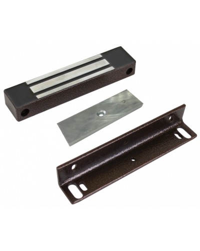 Замок электромагнитный AccordTec ML-180KB с уголком (коричневый) в Хасавюрте Электромагнитные замки Pintop.ru