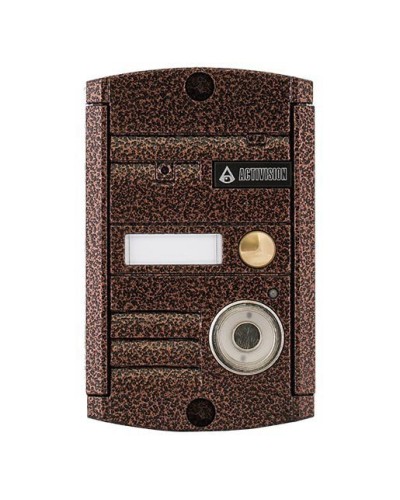 Видеопанель вызывная накладная цветная на 1 абонента с TM-считывателем Activision AVP-451 TM (PAL, медь) в Хасавюрте Вызывные видеопанели малоабонентные Pintop.ru