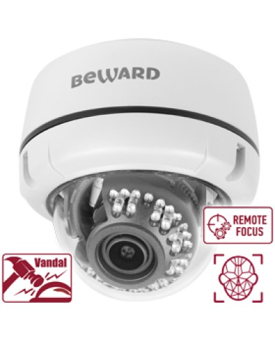 IP-камера видеонаблюдения антивандальная купольная Beward B2530DVZ в Хасавюрте IP-камеры Pintop.ru