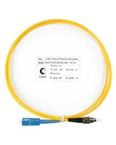 Шнур оптический simplex SC-FC 9/125 SM 1.5 м LSZH в Хасавюрте Патч-корды оптические Pintop.ru