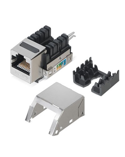 Вставка Cabeus KJ-RJ45-Cat.5E-SH-90 в Хасавюрте Модули Keystone Pintop.ru