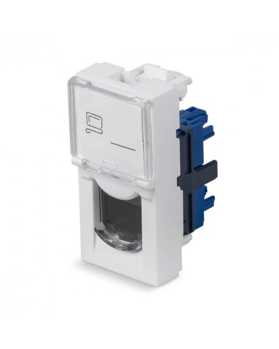 Модуль Keystone Jack RJ-45(8P8C), 180 градусов, категория 6 Cabeus (KJ-RJ45-Cat.6-180T-FP-L-22,5) в Хасавюрте Модули Keystone Pintop.ru
