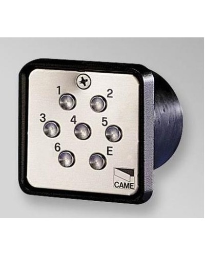 Клавиатура кодонаборная 7-кнопочная, встраиваемая Came 001S6000 в Хасавюрте Запчасти для шлагбаумов и автоматики Pintop.ru
