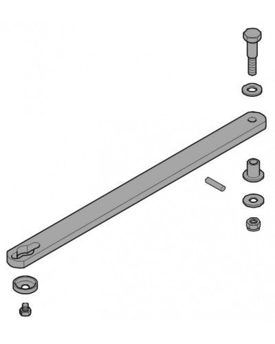 Рычаг прямой с креплением F7024N Came 119RID292 в Хасавюрте Запчасти для шлагбаумов и автоматики Pintop.ru