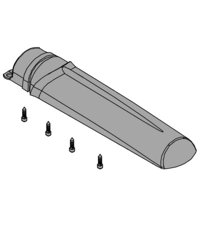 Крышка кожуха винта АХ302304, АХ3024, АХ402306, АХ412306 Came 119RID308 в Хасавюрте Запчасти для шлагбаумов и автоматики Pintop.ru