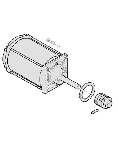 Электродвигатель G12000 в сборе Came 119RIG101 в Хасавюрте Запчасти для шлагбаумов и автоматики Pintop.ru