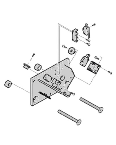 Механические упоры концевых положений G4040 G4041 в сборе Came 119RIG177 в Хасавюрте Запчасти для шлагбаумов и автоматики Pintop.ru