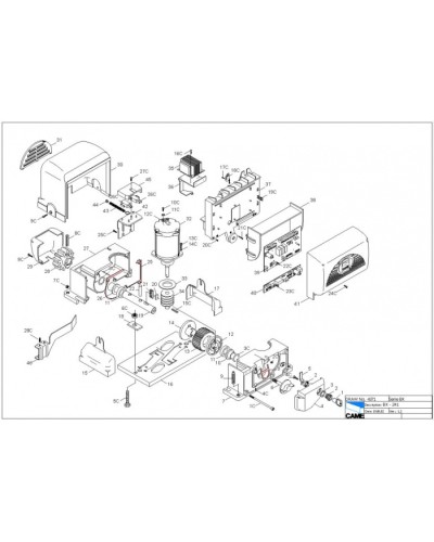 Плата G0460 Came 119RIR064 в Хасавюрте Запчасти для шлагбаумов и автоматики Pintop.ru