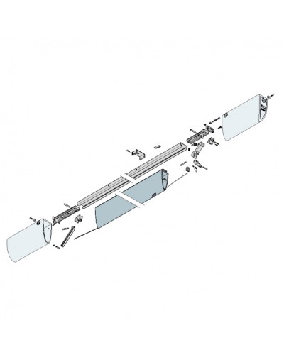 Механизм верхний профиля DF Came 119RIR226 в Хасавюрте Запчасти для шлагбаумов и автоматики Pintop.ru